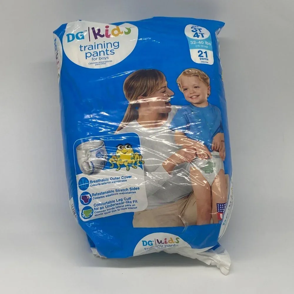 DG Kids Training Pants for Boys Size 3T‎ 4T 32-40lbs